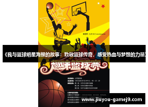 《我与篮球明星海报的故事：致敬篮球传奇，感受热血与梦想的力量》